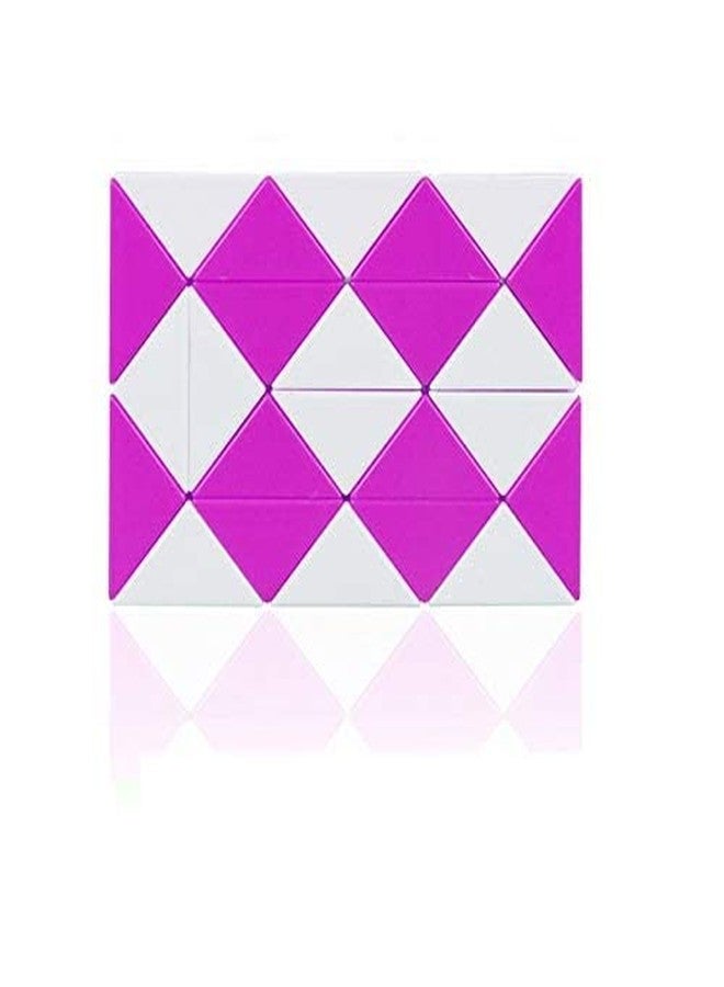 شريجي لعبة SHREEJIIH Magic Snake المكونة من 36 مكعبًا، لعبة ألغاز هندسية، مسطرة، مكعبات، أسافين، لعبة ألغاز ملتوية (متعددة الألوان) - Image 1